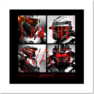 Halo game quotes - I AM THE WAR Spartan 117 Posters and Art